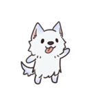 ピンク猫石英と青い犬ボール（個別スタンプ：17）