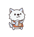 ピンク猫石英と青い犬ボール（個別スタンプ：21）
