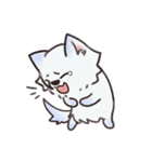 ピンク猫石英と青い犬ボール（個別スタンプ：27）