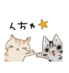 ダジャレの夏ねこセット(プー＆キー)（個別スタンプ：1）