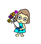 おかっぱーちゃん5（個別スタンプ：1）