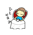 おかっぱーちゃん5（個別スタンプ：3）