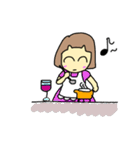 おかっぱーちゃん5（個別スタンプ：17）