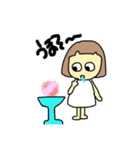 おかっぱーちゃん5（個別スタンプ：35）