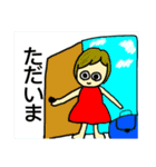 おかっぱーちゃん5（個別スタンプ：40）