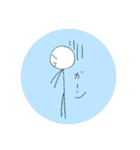 まる顔ちゃんの一言スタンプ（個別スタンプ：28）