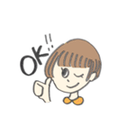 ゆきちゃんのスタンプ.（個別スタンプ：1）