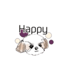 Stickers_Shih Tzu having expression face（個別スタンプ：1）