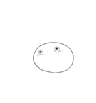 言葉を発しない白い生き物（個別スタンプ：10）