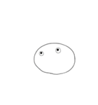 言葉を発しない白い生き物（個別スタンプ：12）