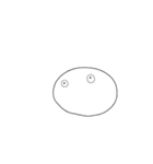 言葉を発しない白い生き物（個別スタンプ：13）