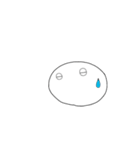 言葉を発しない白い生き物（個別スタンプ：17）