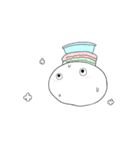 言葉を発しない白い生き物（個別スタンプ：28）