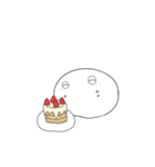 言葉を発しない白い生き物（個別スタンプ：29）