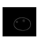 言葉を発しない白い生き物（個別スタンプ：31）