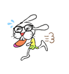 犬じゃないよウサギです（個別スタンプ：8）