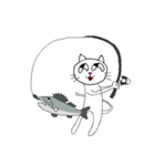 釣りと猫（個別スタンプ：1）