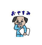 日常で使えるパグ（個別スタンプ：2）