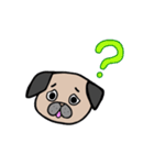 日常で使えるパグ（個別スタンプ：4）