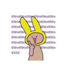 うさぎになりたいくま（個別スタンプ：3）