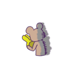 うさぎになりたいくま（個別スタンプ：6）