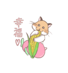 桃尻ハムスターのももはむ＆ちっぴー（個別スタンプ：13）