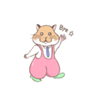 桃尻ハムスターのももはむ＆ちっぴー（個別スタンプ：16）
