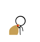 棒人間のスタンプ作ってみた2（個別スタンプ：33）