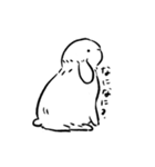 たれみみうさぎのおこげ（個別スタンプ：1）