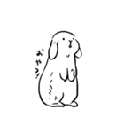 たれみみうさぎのおこげ（個別スタンプ：16）