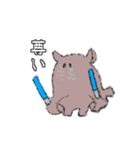 ピンクノカタマリ（個別スタンプ：7）