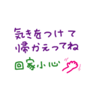 手書きの日本語と中国語の単語ステッカー5（個別スタンプ：30）