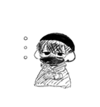 メガネ男子のみらいくん（個別スタンプ：6）