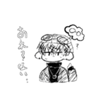 メガネ男子のみらいくん（個別スタンプ：15）