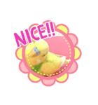 セキセイインコ、ピコちゃん（個別スタンプ：3）