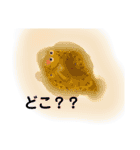ゆるい生き物（海）ウミウシ.クリオネetc（個別スタンプ：39）