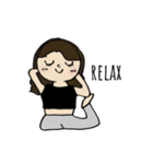 ヨガのある暮らし〜happy〜（個別スタンプ：10）