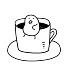 cafe Birdbathのもちどりさん（個別スタンプ：37）