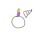 爆破フラスコちゃんたち！ 顔まみれ編（個別スタンプ：30）