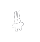 ランダムうさぎ（個別スタンプ：3）