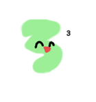 デイリー数字スタンプ（個別スタンプ：3）
