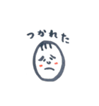 丸い顔たち（個別スタンプ：6）
