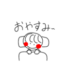 あかまるちゃんの日常（個別スタンプ：4）