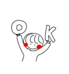 あかまるちゃんの日常（個別スタンプ：9）