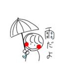 あかまるちゃんの日常（個別スタンプ：33）