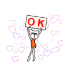 ✱無表情猫の日常✱（個別スタンプ：25）