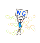 ✱無表情猫の日常✱（個別スタンプ：26）