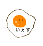 目玉焼きの気持ち（個別スタンプ：7）