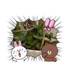 きなこ＆ハム＆もなか＆サボテン（個別スタンプ：8）