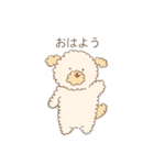 もこもこトイプーの日常スタンプ（個別スタンプ：1）